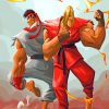 Ryu And Ken Paint By Numbers