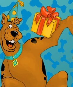 Scooby Doo Dog paint by numbers