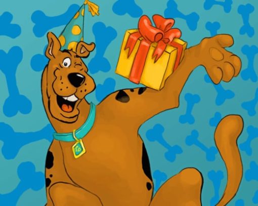 Scooby Doo Dog paint by numbers