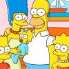 The Simpsons Family Paint By Numbers