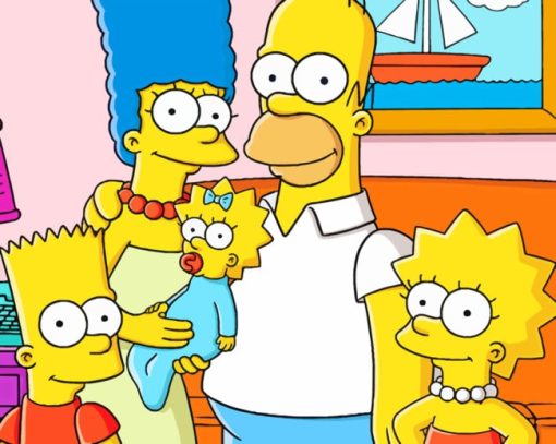 The Simpsons Family Paint By Numbers