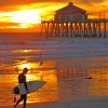 Southern California Beach paint by numbers