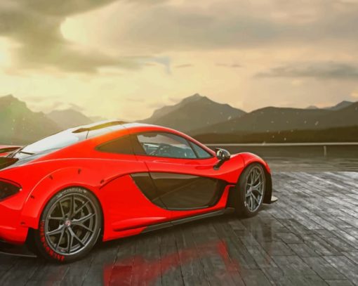 Sport Car Mclaren P1 paint by numbers