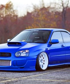 Subaru Impreza paint by numbers