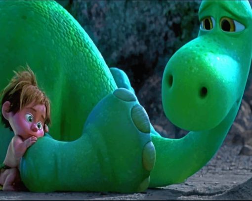 The Good Dinosaur paint by numbers