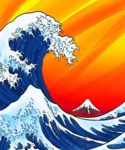 The Great Wave Of Kanagawa Paint By Numbers