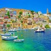 Island Of Symi Rhodes Paint By Numbers