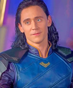 Thor Ragnarok Tom Hiddleston paint by numbers