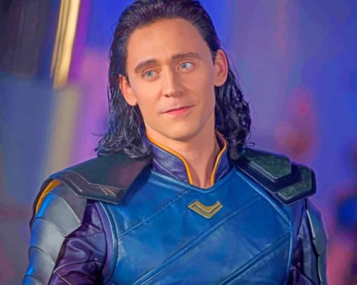 Thor Ragnarok Tom Hiddleston paint by numbers