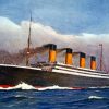 Titanic Ship Sailing paint by numbers