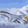 Tomcat Plane paint by numbers