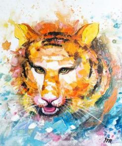 tiger animal paint by numbers