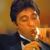 Al Pacino Lighting A Cigarette paint by numbers