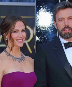 Ben Affleck And Jennifer Garner paint by numbers