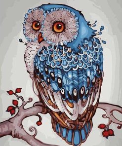 Mandala Owl Paint by numbers