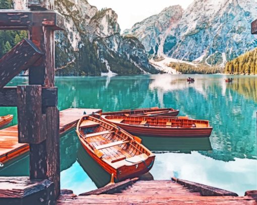 Braies In Italy Paint By Numbers