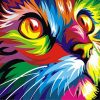 Pop Art Cat paint by number