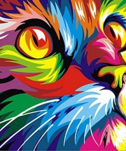 Pop Art Cat paint by number