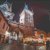 Charles Bridge Towers At Night paint by numbers