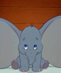 Dumbo Elephant paint by numbers