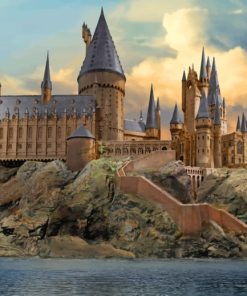 Harry Potter Puzzle Hogwarts paint by numbers