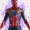 Spiderman paint by numbers