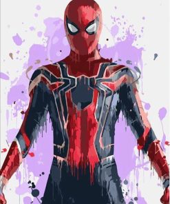 Spiderman paint by numbers