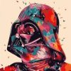 Dark Vador Star Wars Paint By Numbers