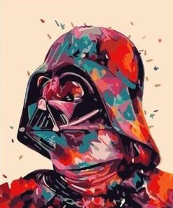 Dark Vador Star Wars Paint By Numbers