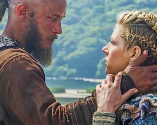 Ragnar And Lagertha paint by numbers