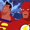 Superman And The Flash paint by numbers