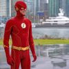 The Flash Super Hero paint by numbers