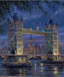 Tower Bridge London Paint by numbers