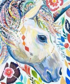Unicorn Portrait Paint By Numbers