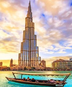 burj kjhalifa paint by numbers