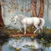 Unicorn Horse In The Forest paint by numbers