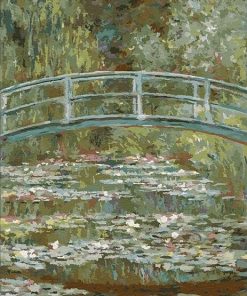 Bridge Over A Pond Of Water Lilies Claude Monet Paint By Numbers