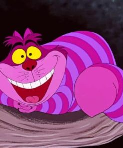 Disney Cheshire Cat paint by number