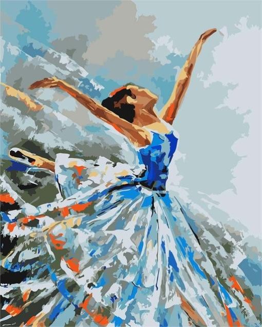 Ballet Dancing paint by numbers