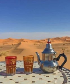 Moroccan Tea Essentials paint by numbers