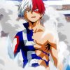 Aesthetic Shoto Todoroki paint by numbers