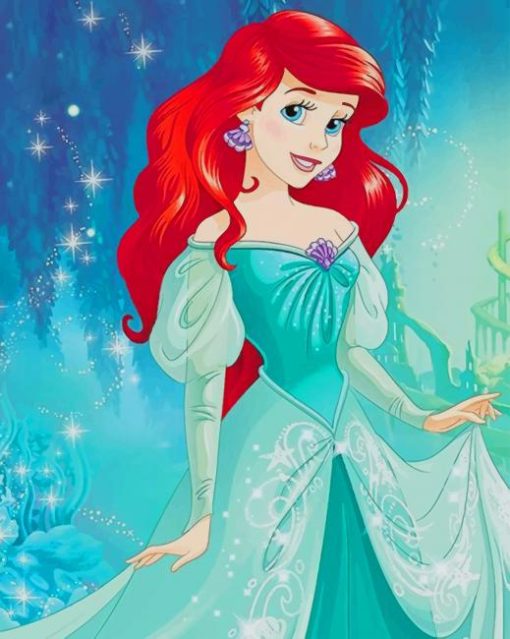 Ariel Princess Disney paint by numbers