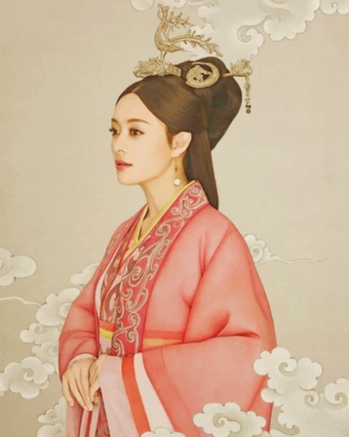 Asian Woman Paint by numbers