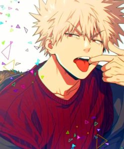 Bakugo My Hero Academia paint by numbers