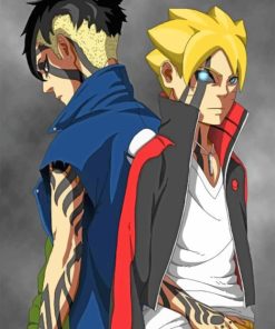 Boruto And Kawaki Paint by numbers