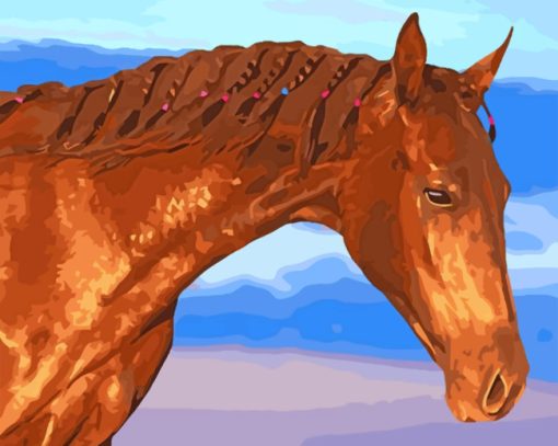 Brown Horse Paint by numbers