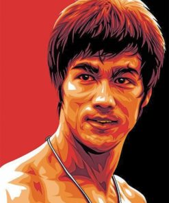 Bruce Lee Paint by numbers