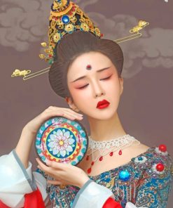 Chinese Woman Paint by numbers