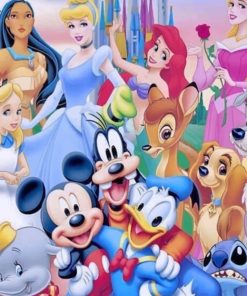 Disney Characters Paint by numbers