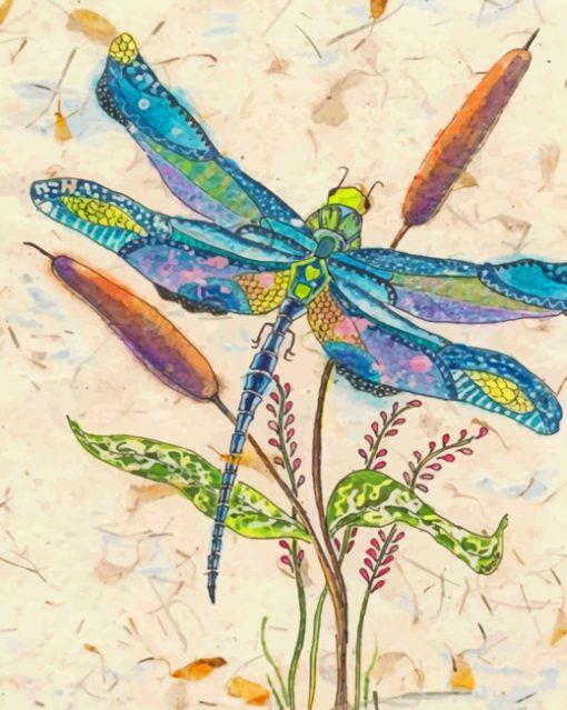 Dragonfly Paint by numbers